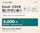 Excel・CSVの表記や重複を整理します 整理した表に、件数・金額の照合結果を添えます イメージ1