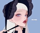 商用OK✨大人可愛い上品なおしゃれイラスト描きます 配信・歌ってみた・サムネイル・アイコン・似顔絵・挿絵など✨ イメージ4