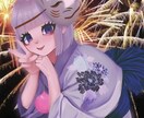ポップで可愛い女の子を描きます アイコン制作。地雷/量産/V系 イメージ4
