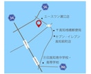 目的地に辿りつける地図作成します 店舗案内・イベント・チラシ用にも最適！ イメージ4