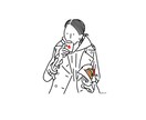 SNS内でお洒落に映えるイラストを作成します 修正無制限＊SNS内の挿絵やアイコン作成を承ります！ イメージ6