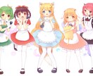 ヘッダーや動画、多種に使える一枚絵描きます イラストは、少女や、幼女がなどが得意です。 イメージ2