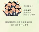面倒な社保手続き（健康・厚生年金保険）請け負います 会社設立し役員報酬を出す場合必要です。従業員いる場合別プラン イメージ1