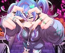 商用利用可！量産一枚絵【ハロウィン】を描きます ライバー活動をお手伝い！サムネ/パネル開け/おはV/アイコン イメージ5
