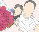 アイコンにもおすすめ！線画イラスト作成いたします シンプルな線画イラストを背景違いで3パターン納品いたします！ イメージ4