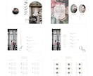 資料付簡単！おしゃれなプロフィールブックを作れます プロフィールブック Canvaテンプレ｜席次表入 イメージ3