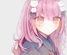 ラフタッチ!儚くて可愛い雰囲気のイラスト制作します 短期納期可!アイコン/サムネイル/ボカロ曲/歌ってみたなど! イメージ2