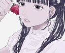 ご要望に合わせて今どき風の可愛い女の子描きます 商業利用込み！アイコン､動画用サムネイル､挿絵に♪ イメージ1