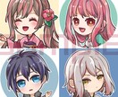 おためし価格設定中！ミニキャラアイコン作成します SNSやブログにポップで可愛いミニキャラアイコンを！ イメージ3