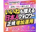 インスタ日本人フォロワー増加運用▷いいねも増えます フォロワーだけでなく反応率も重視 イメージ1