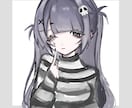 地雷系SNS用アイコンイラスト描きます デフォルメ/等身大/地雷系/量産型/サブカル系/ポップ イメージ2