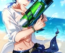 初回様 １万円引き！　一枚絵制作します 鮮やかな色遣い！印象に残りやすいイラストを制作します！ イメージ4