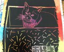 自分の好きな物や動物人物画など描きます スクラッチボードでイラストを削って世界に一つしかない絵を！ イメージ2