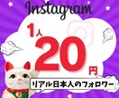 Instagramの日本人フォロワー増加します 日本人フォロワー（いいねのおまけ付）拡散し増加をします イメージ1