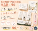 名刺・チラシ・看板など入稿データを作成します 印刷会社に入稿データを求められたら、ぜひご相談を！ イメージ1
