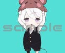 デフォルメ・ミニキャラ・ちびキャライラスト描きます アイコンやグッズ制作などに使えるイラストになります イメージ3