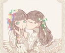 デジタルイラストで女の子描きます 安く手の込んだイラストをご希望の方へ イメージ1