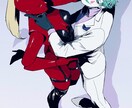 漫画タッチのエモいカラーイラスト制作します アイコンや挿絵など用途に合わせたオリジナルイラスト イメージ5