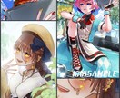 キャラデザ丸投げ！かわいい女の子のアイコン描きます 好きな色とキーワードを選ぶだけで簡単依頼！ イメージ6