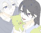 あなた様だけの可愛いイラスト描きます イラストのビジュにこだわりたいのでお届け日数が長めです イメージ2