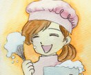 心温まる♡あなたの生活を彩る可愛いイラスト描きます 柔らかな色合いの水彩画です。あなたのイメージをイラストに！！ イメージ3