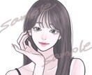 韓国風｜クールで綺麗めな女の子イラスト描きます 可愛いだけじゃ物足りない。クールなイラストを探している貴方へ イメージ6