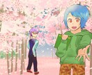 キャラクターイラスト描きます やわらかい雰囲気のイラストお求めの方に♪ イメージ1