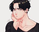 SNSアイコンとしてお使い頂けます オリジナルキャラクターや似顔絵のSNSアイコンを作成致します イメージ4