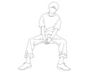 SNSアイコンで使用できる線画イラストを提供します 日常のSNSのアイコンにスパイスを イメージ6
