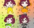 あなただけのミニキャライラストを描きます 手のひらサイズの妖精さん？自分だけのミニキャラをお手元に✿ イメージ2
