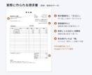 請求書などの帳票を一覧表から自動で作成します PDF作成から、訂正版の管理まで自動にします イメージ2