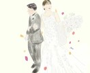 シンプルな線画を描きます お写真を元に特別な日、普段の何気ない格好のあなたを描きます イメージ5