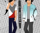 TRPGの立ち絵を作成します もちもちなデフォルメ質感の６頭身イラストです。 イメージ2