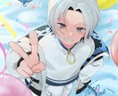 キラキラで可愛いイラスト描きます アイコン、記念日のプレゼント、商用利用可能です！ イメージ5