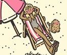 かわいいポップなイラストを作成します 多用途でポップ・かわいいイラスト描きます イメージ1