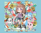 アイコン、立ち絵、グッズ、各種イラスト描きます 一枚絵、Vtuberさん、ヘッダー、動画・配信、各種活動用◎ イメージ4