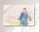 ふんわりとした水彩画風のリアル似顔絵を作成します 誕生日、ご結婚などお祝いやプレゼントに！キャンバスプリントも イメージ4