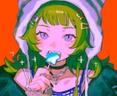 SNS用のアイコンイラスト描きます お好みの絵柄でオリジナルアイコンお作りします イメージ1