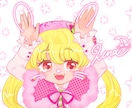 かわいいアイコンお描きします パッと目を惹くイラストで人気者になれる！？(^_^;) イメージ2