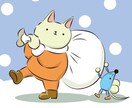 可愛い絵本テイストの動物キャラクターお描きします 間抜けだけど、何だか憎めない子達を心を込めて イメージ4