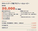 レトロポップな結婚式プロフィールムービー作ります カセットテープ風のデザインで、楽しく生い立ち紹介 イメージ4