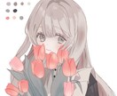 透明感あるイラストを描きます あなた用のイラスト作成します。お気軽にお見積もりください！！ イメージ1