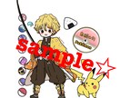 プロフ画用、イラスト作成します SNS等で使用できるようなイラストを作成致します イメージ1