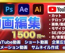動画編集行います YouTube等の動画編集とサムネイルを作ります。 イメージ1
