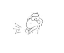 似顔絵描かせていただきます SNS用・癒し系似顔絵アイコン描きます｜ゆるい線画 イメージ2