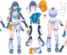 動画制作やゲーム制作に使える立ち絵を描きます 高画質な立ち絵を制作します！商用・グッズ化OK！ イメージ7
