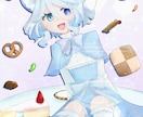 最安値！可愛いイラスト作成します アイコンや待ち受け、夢絵も◎高画質イラストを用途に合わせて イメージ2