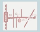 お店の雰囲気に合わせた地図作ります ショップカード、名刺、HPなどの活用できます！ イメージ5