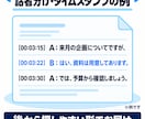 音声・動画を読みやすく文字起こしします 会議・取材・YouTube・セミナー。60分まで1,500円 イメージ6