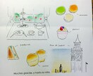 オシャレな女の子のイラストを描きます 雑誌、コラムに挿絵を添え、センスよく見せませんか？ イメージ7